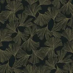 Antonina Vella Gingko Toss - Black Wallpaper | Buy Online Antonina Vella Gingko Toss wallpaper, color Black, SKU DD3742