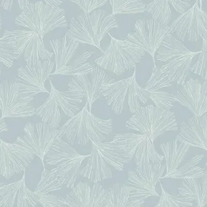 Antonina Vella Gingko Toss wallpaper, color Blue, SKU DD3743