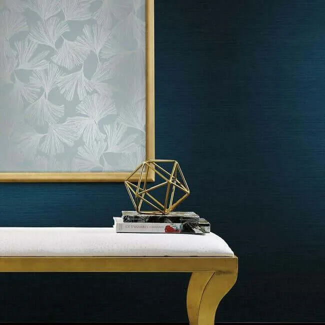 Antonina Vella Gingko Toss - Blue Wallpaper | Buy Online Antonina Vella Gingko Toss wallpaper, color Blue, SKU DD3743