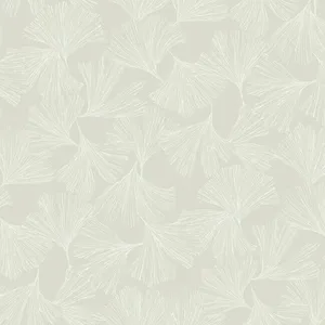 Antonina Vella Gingko Toss wallpaper, color Cream, SKU DD3744