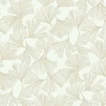 Antonina Vella Gingko Toss wallpaper, color Gold, SKU DD3741
