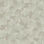 Antonina Vella Ginkgo Toss - Silver Wallpaper | Buy Online Antonina Vella Ginkgo Toss wallpaper, color Silver, SKU DD3746
