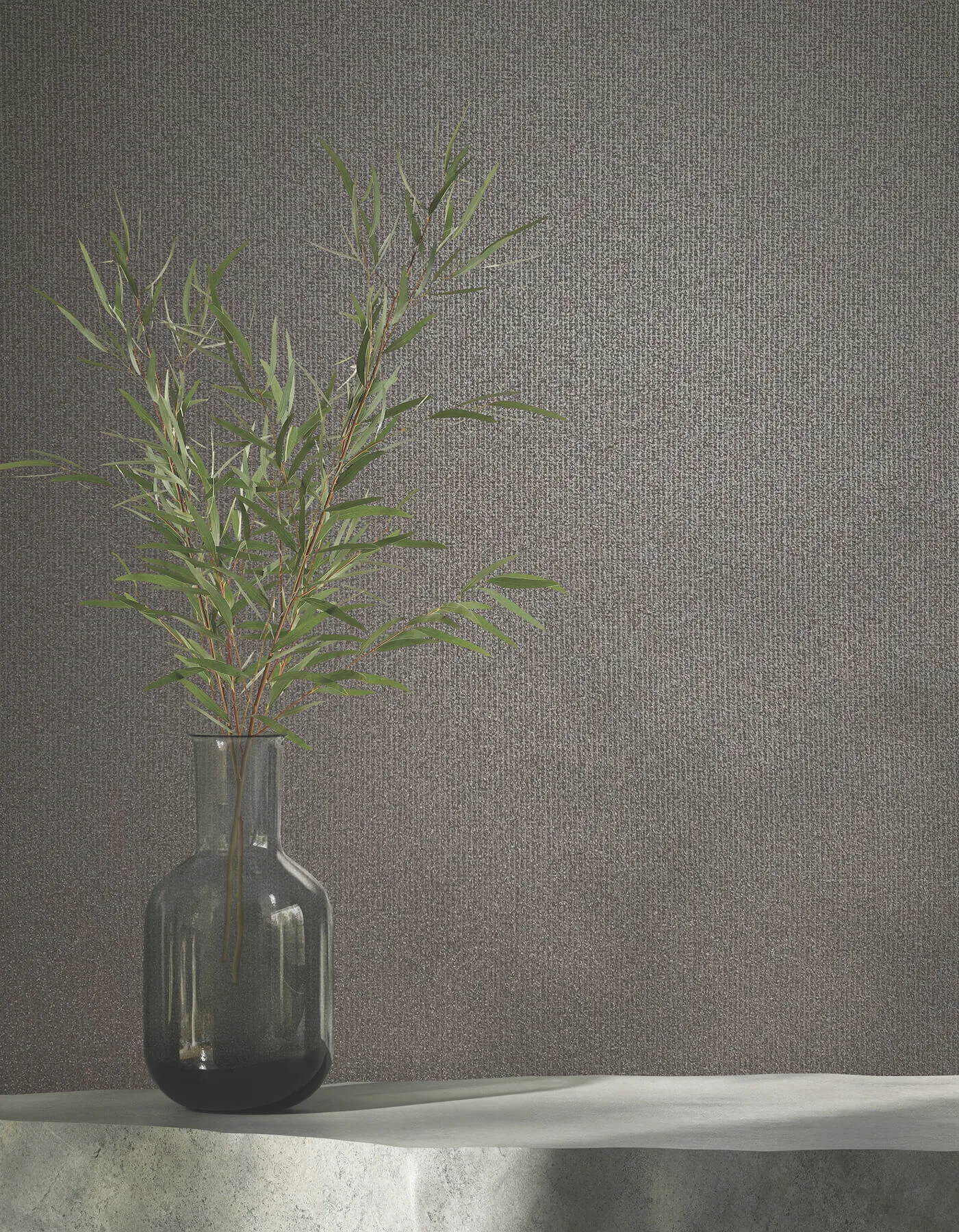 Antonina Vella Glistening Quartz wallpaper, color Pewter, SKU MA34943