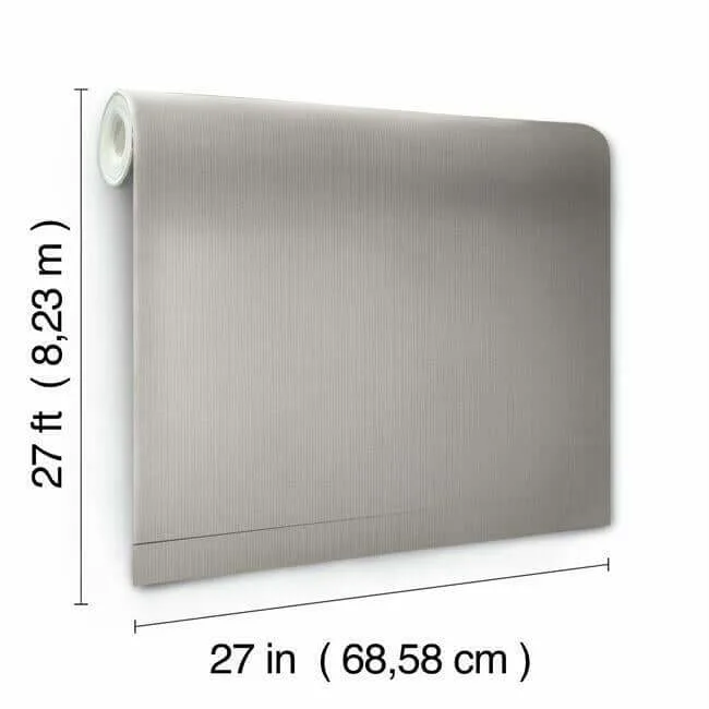 Antonina Vella Gossamer Woven wallpaper, color Silver & Grey, SKU DD3774