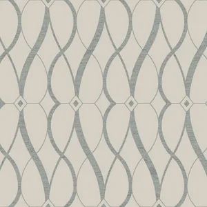 Antonina Vella Graceful Geo wallpaper, color Beige & Silver, SKU MD7175