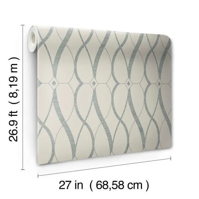 Antonina Vella Graceful Geo - Beige & Silver Wallpaper | Buy Online Antonina Vella Graceful Geo wallpaper, color Beige & Silver, SKU MD7175
