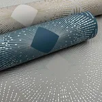 Antonina Vella Harlowe - Blue & Silver Wallpaper | Buy Online Antonina Vella Harlowe wallpaper, color Blue & Silver, SKU MD7131