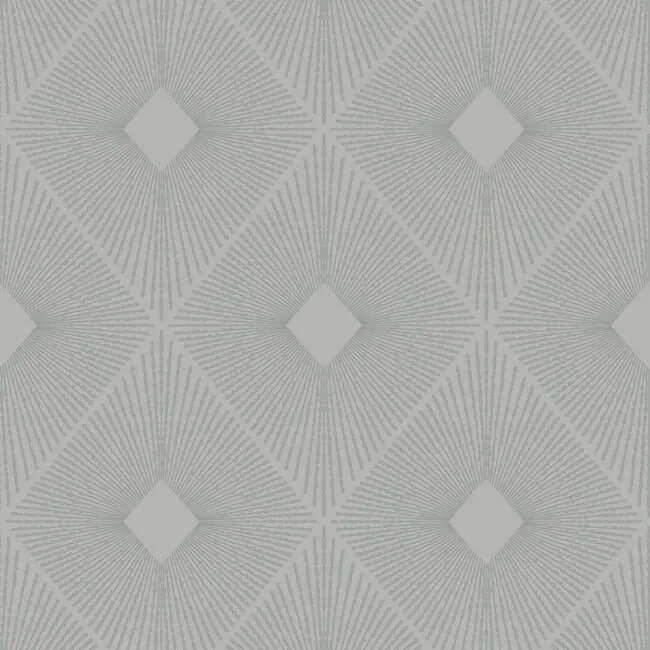 Antonina Vella Harlowe wallpaper, color Light Grey & Silver, SKU MD7132