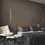 Antonina Vella Harlowe - Black & Gold Wallpaper | Buy Online Antonina Vella Harlowe wallpaper, color Black & Gold, SKU NW3593