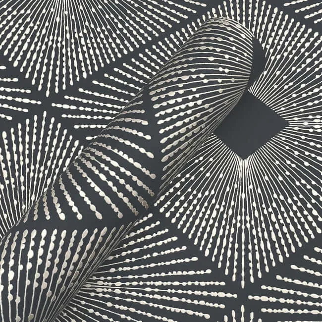 Antonina Vella Harlowe - Black & Gold Wallpaper | Buy Online Antonina Vella Harlowe wallpaper, color Black & Gold, SKU NW3593