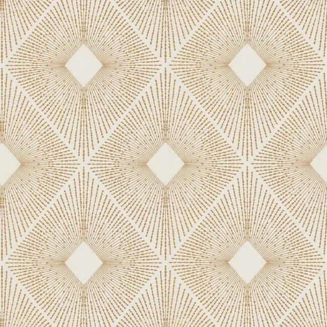 Antonina Vella Harlowe wallpaper, color White & Gold, SKU NW3592