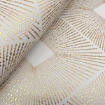 Antonina Vella Harlowe - White & Gold Wallpaper | Buy Online Antonina Vella Harlowe wallpaper, color White & Gold, SKU NW3592