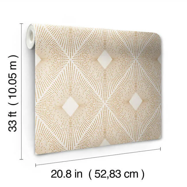 Antonina Vella Harlowe - White & Gold Wallpaper | Buy Online Antonina Vella Harlowe wallpaper, color White & Gold, SKU NW3592