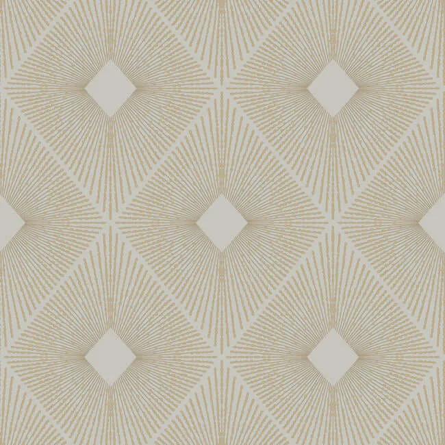 Antonina Vella Harlowe wallpaper, color Warm Grey & Gold, SKU MD7133