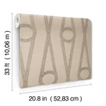 Antonina Vella Henlein - Gold Wallpaper | Buy Online Antonina Vella Henlein wallpaper, color Gold, SKU AB3012