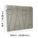 Antonina Vella Henlein - Grey Wallpaper | Buy Online Antonina Vella Henlein wallpaper, color Grey, SKU AB3013