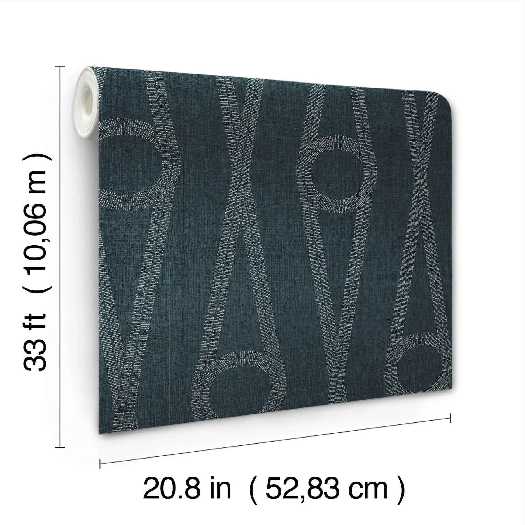 Antonina Vella Henlein wallpaper, color Indigo, SKU AB3015