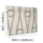 Antonina Vella Henlein - Putty Wallpaper | Buy Online Antonina Vella Henlein wallpaper, color Putty, SKU AB3011