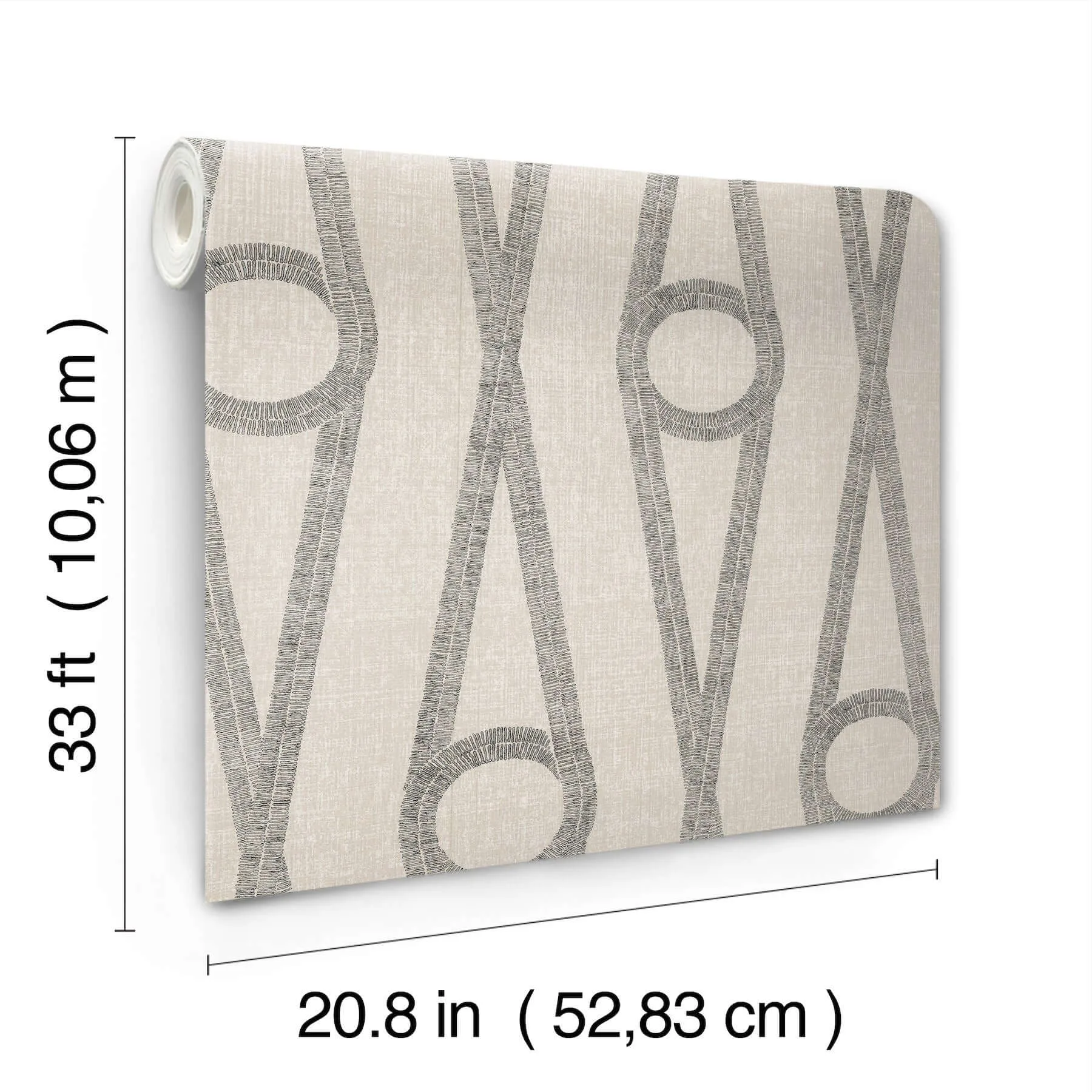 Antonina Vella Henlein - Putty Wallpaper | Buy Online Antonina Vella Henlein wallpaper, color Putty, SKU AB3011
