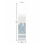Antonina Vella Henna - Blue & White Wallpaper | Buy Online Antonina Vella Henna wallpaper, color Blue & White, SKU BO6741M
