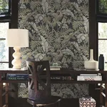 Antonina Vella Heronwood - Black Wallpaper | Buy Online Antonina Vella Heronwood wallpaper, color Black, SKU AB3104