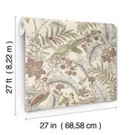 Antonina Vella Heronwood - Mulberry Wallpaper | Buy Online Antonina Vella Heronwood wallpaper, color Mulberry, SKU AB3101