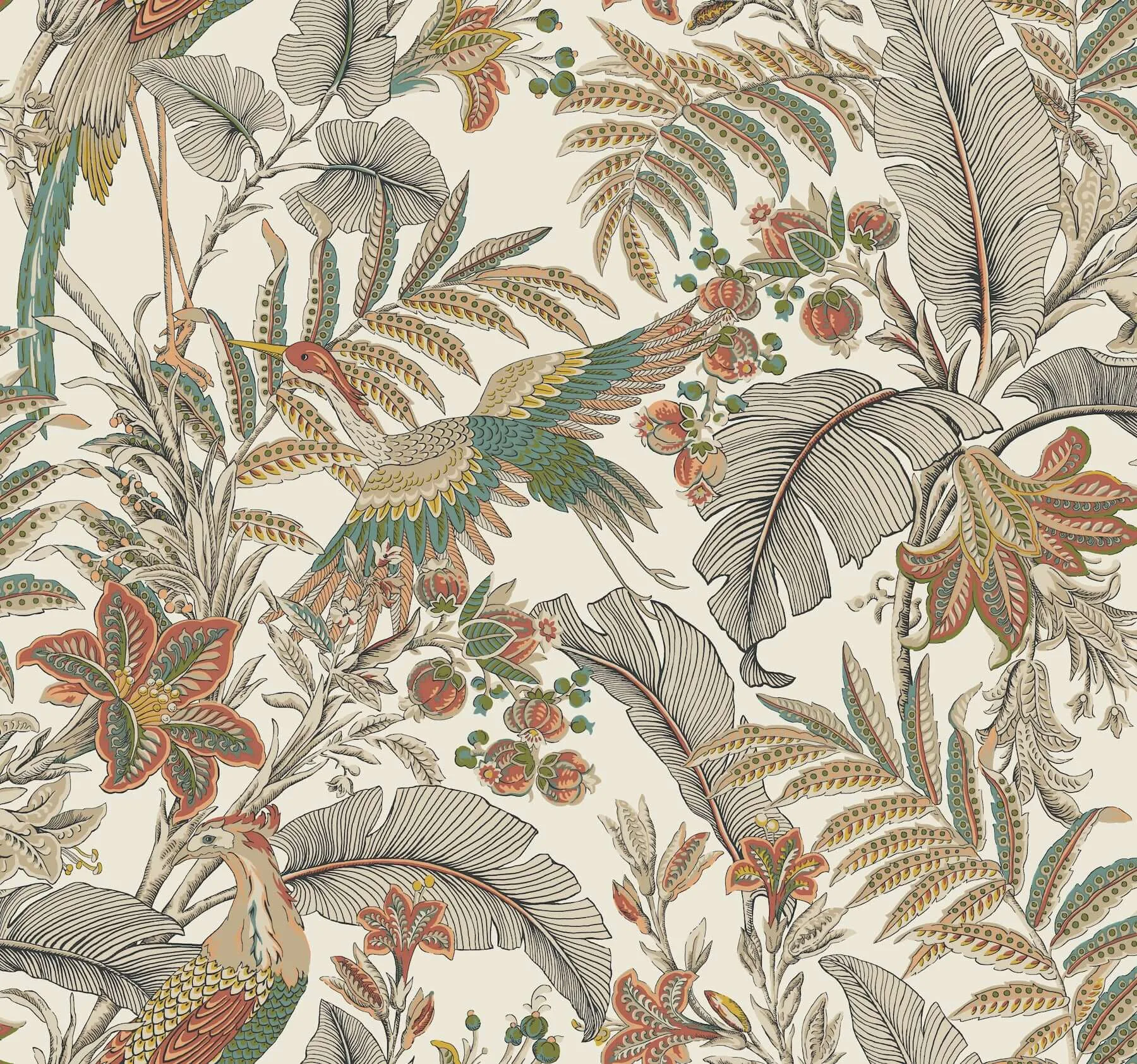 Antonina Vella Heronwood wallpaper, color Sedona, SKU AB3105