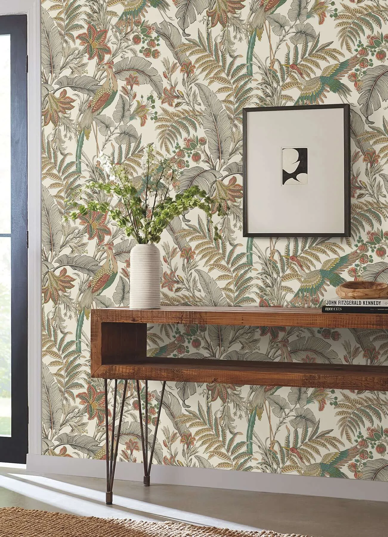 Antonina Vella Heronwood wallpaper, color Sedona, SKU AB3105
