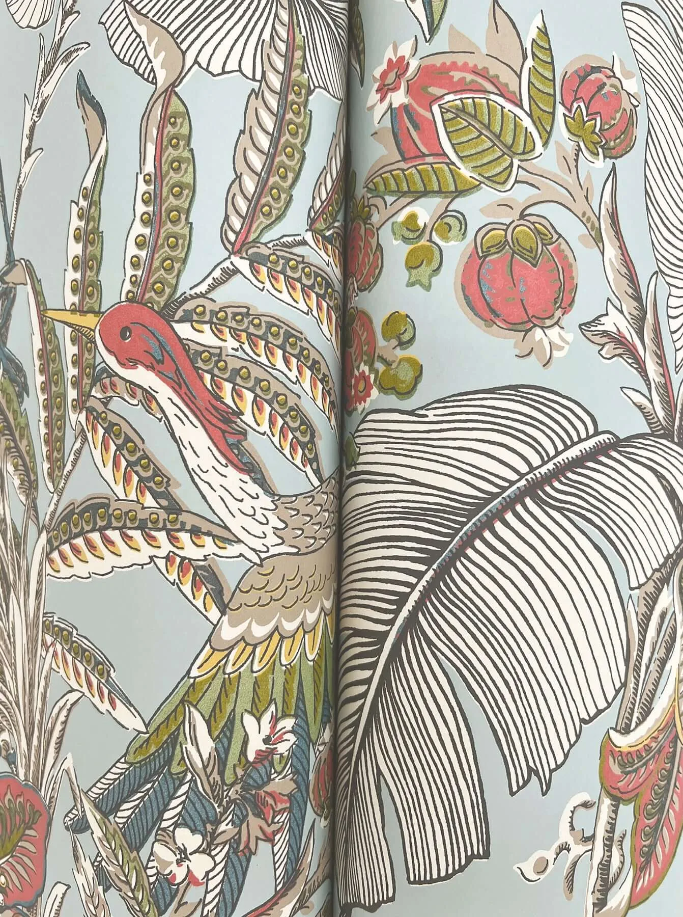 Antonina Vella Heronwood - Sky Blue Wallpaper | Buy Online Antonina Vella Heronwood wallpaper, color Sky Blue, SKU AB3102
