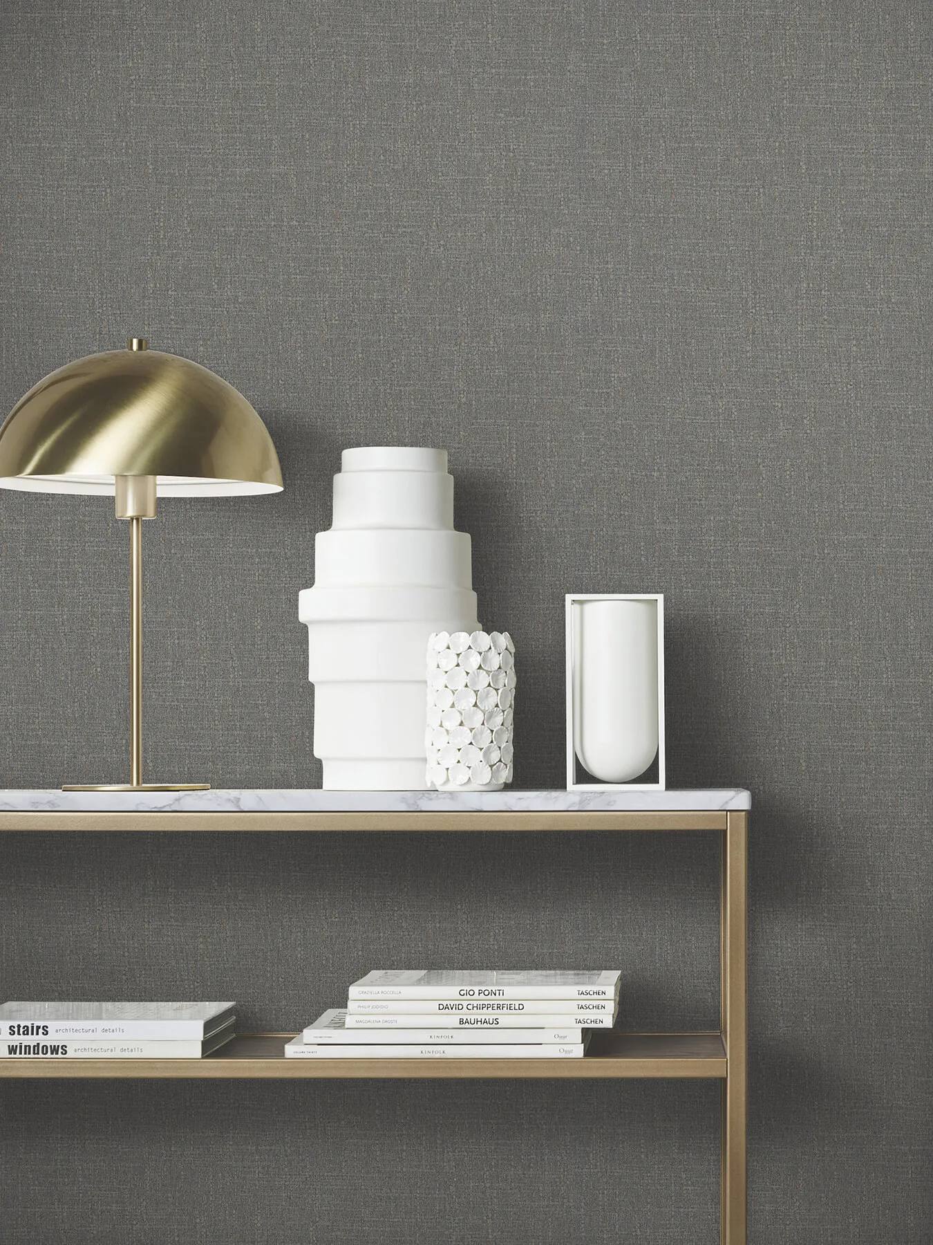 Antonina Vella Highland Tweed - Charcoal Wallpaper | Buy Online Antonina Vella Highland Tweed wallpaper, color Charcoal, SKU MA34916