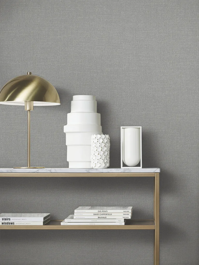 Antonina Vella Highland Tweed wallpaper, color Dark Grey, SKU MA34915