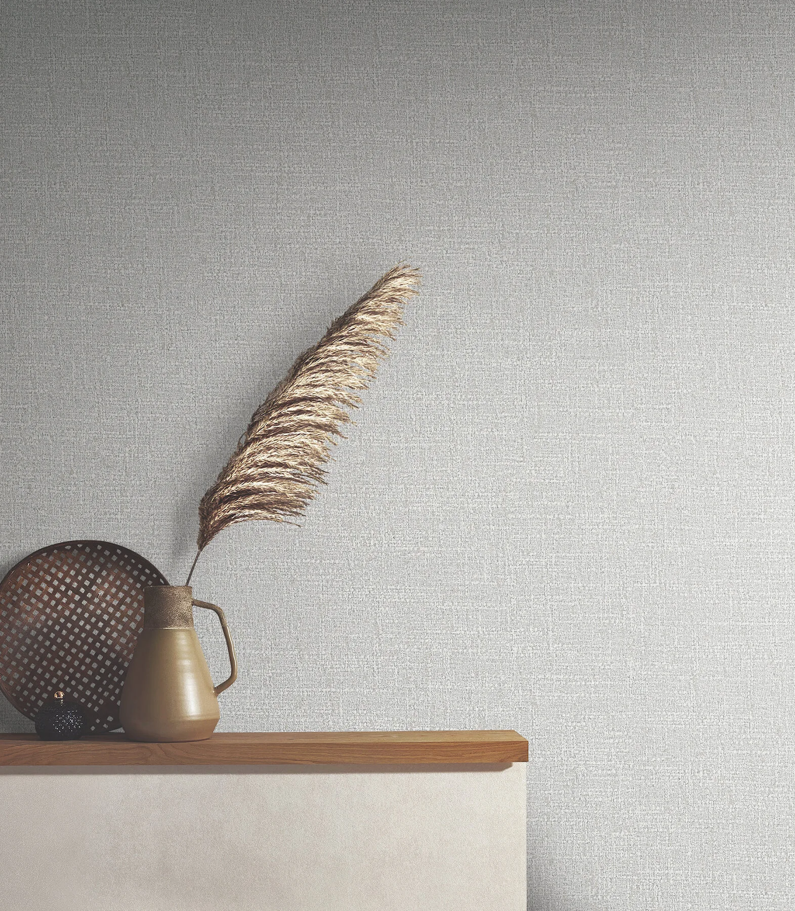 Antonina Vella Highland Tweed - Grey Wallpaper | Buy Online Antonina Vella Highland Tweed wallpaper, color Grey, SKU MA34911