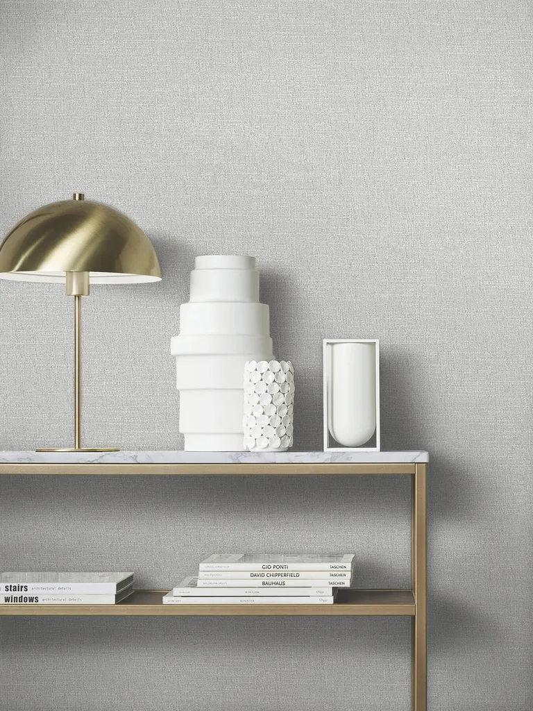 Antonina Vella Highland Tweed wallpaper, color Grey, SKU MA34911