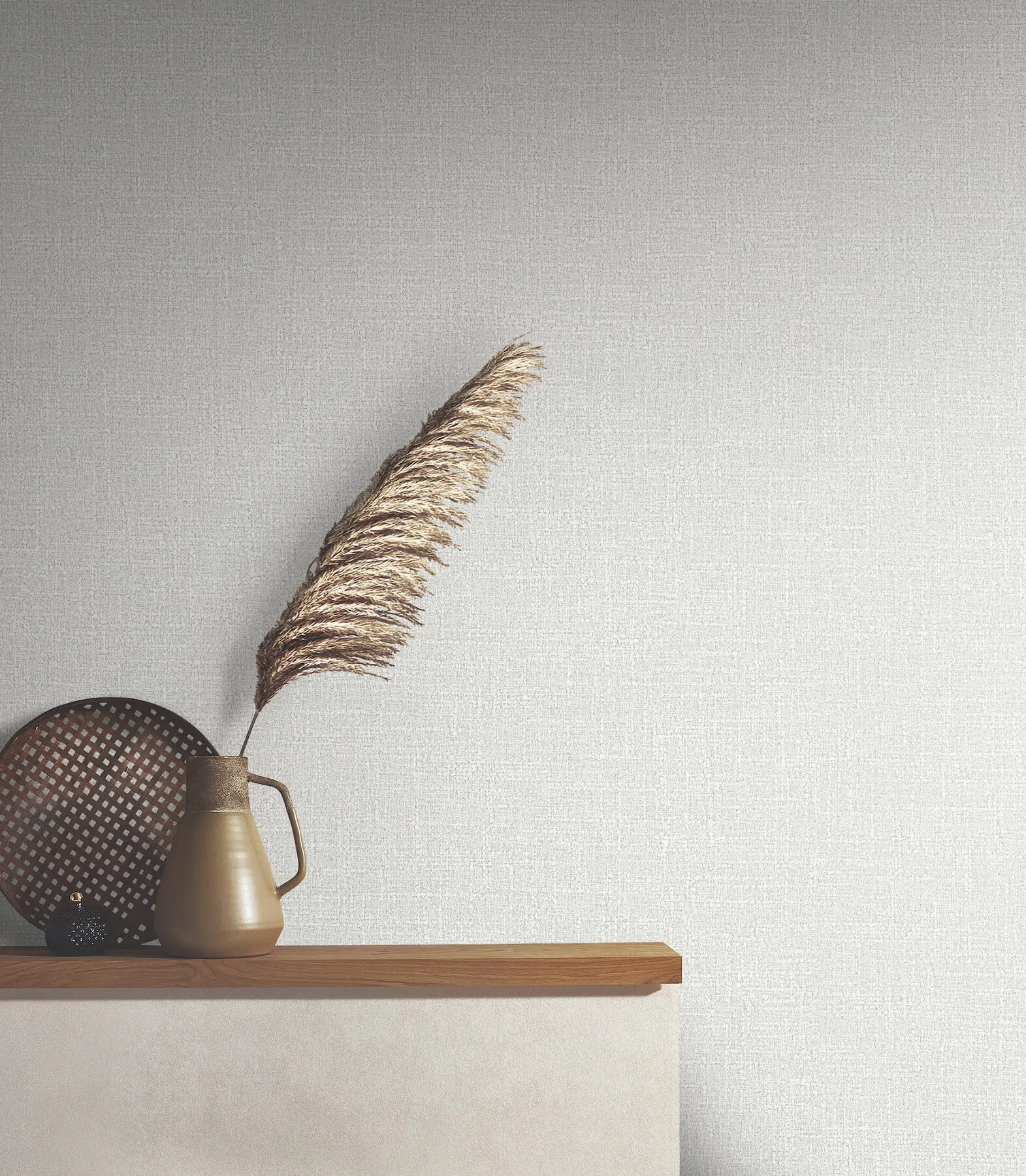 Antonina Vella Highland Tweed - Light Grey Wallpaper | Buy Online Antonina Vella Highland Tweed wallpaper, color Light Grey, SKU MA34912