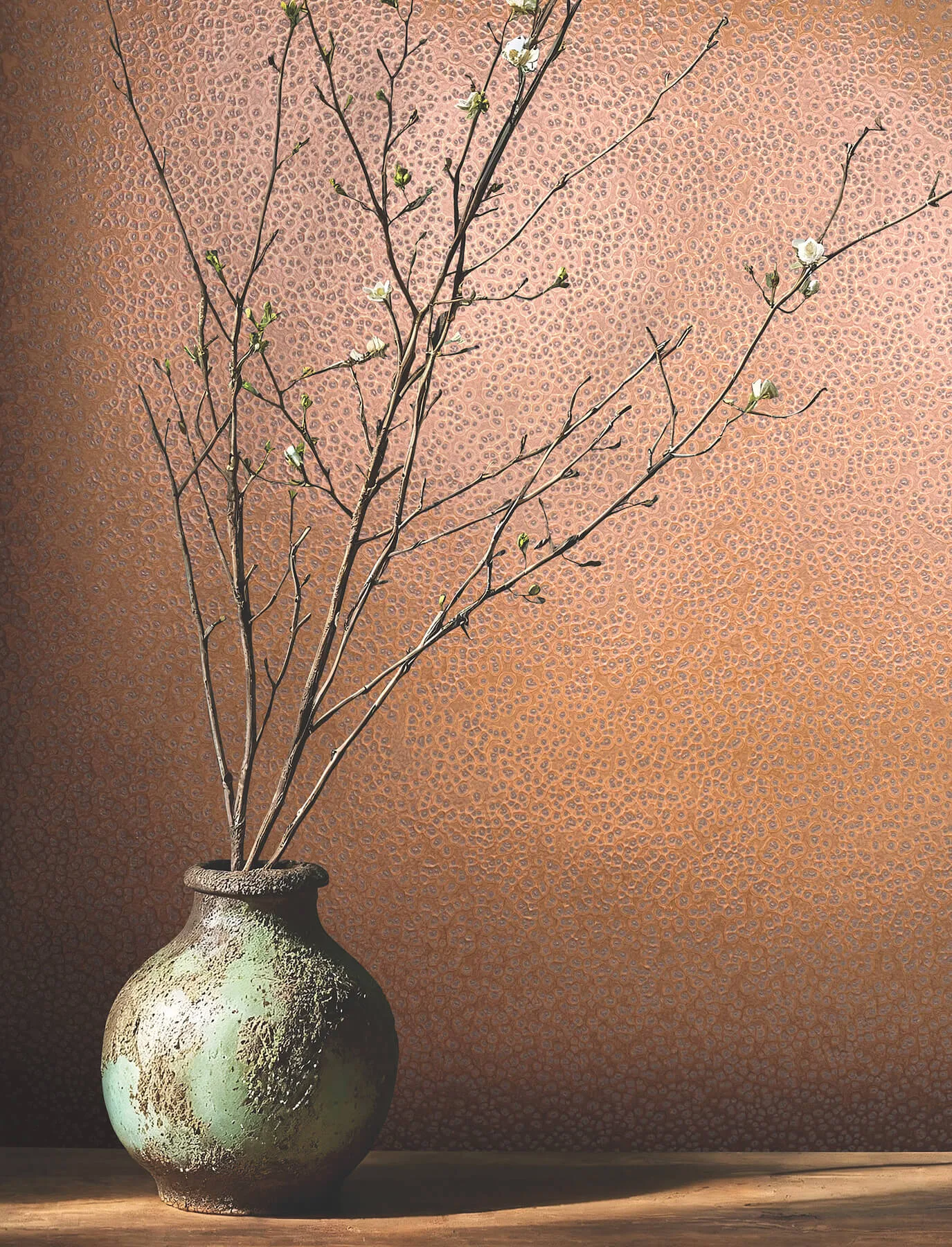 Antonina Vella Hudson wallpaper, color Copper, SKU MA34958