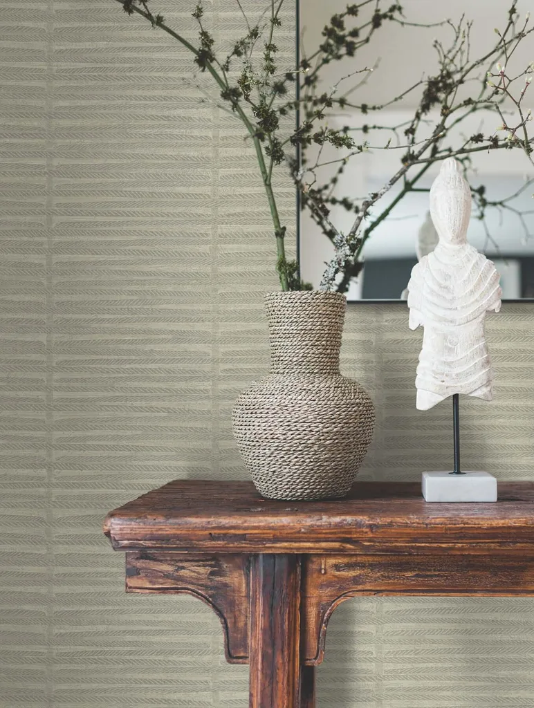 Antonina Vella Iringa wallpaper, color Linen, SKU AB3053