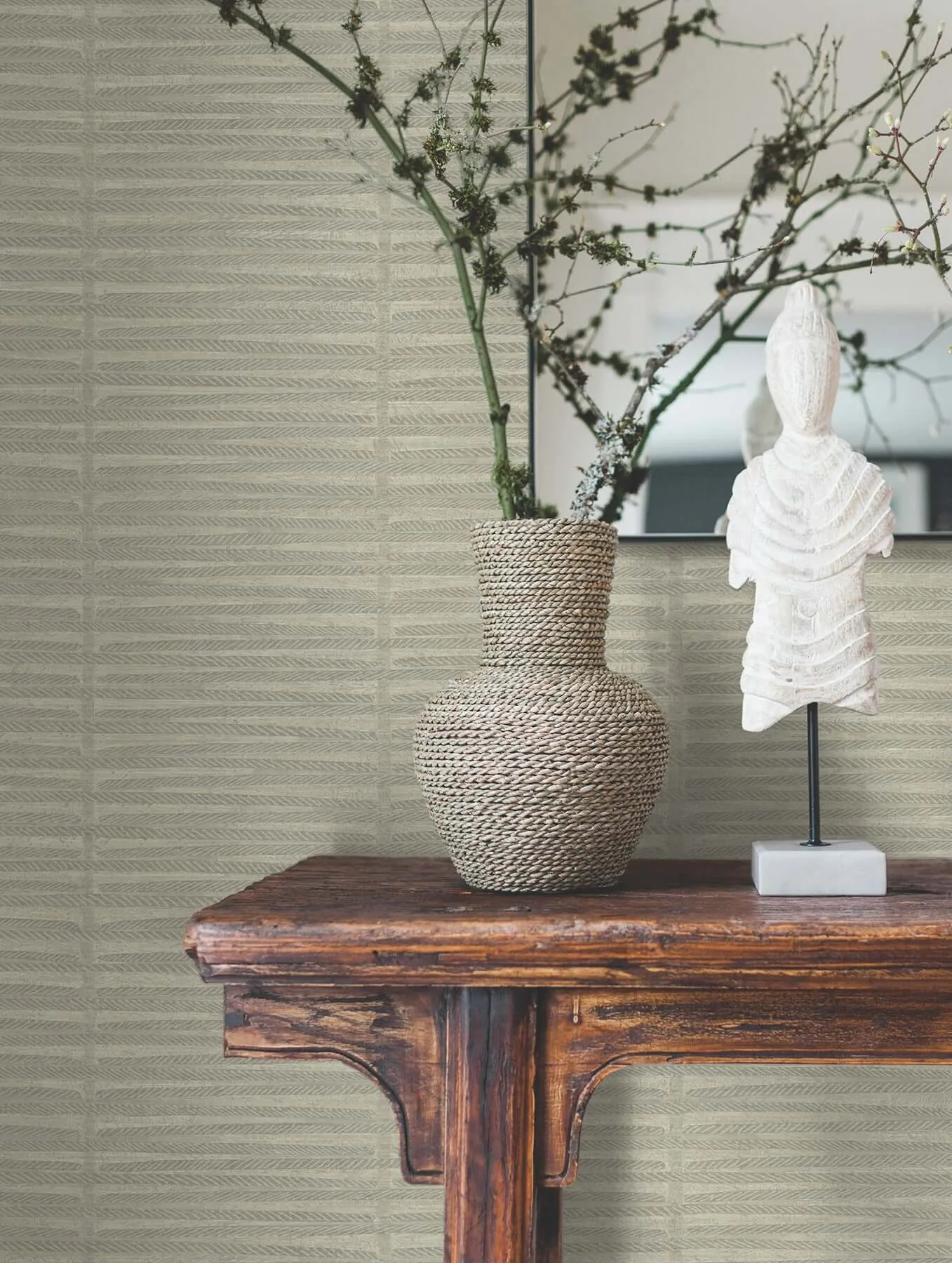 Antonina Vella Iringa wallpaper, color Linen, SKU AB3053