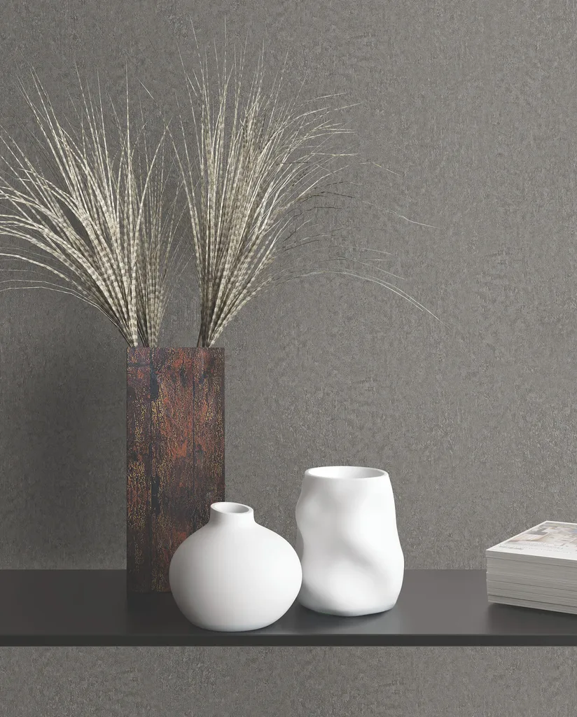 Antonina Vella Jemma wallpaper, color Dark Grey, SKU MA35541