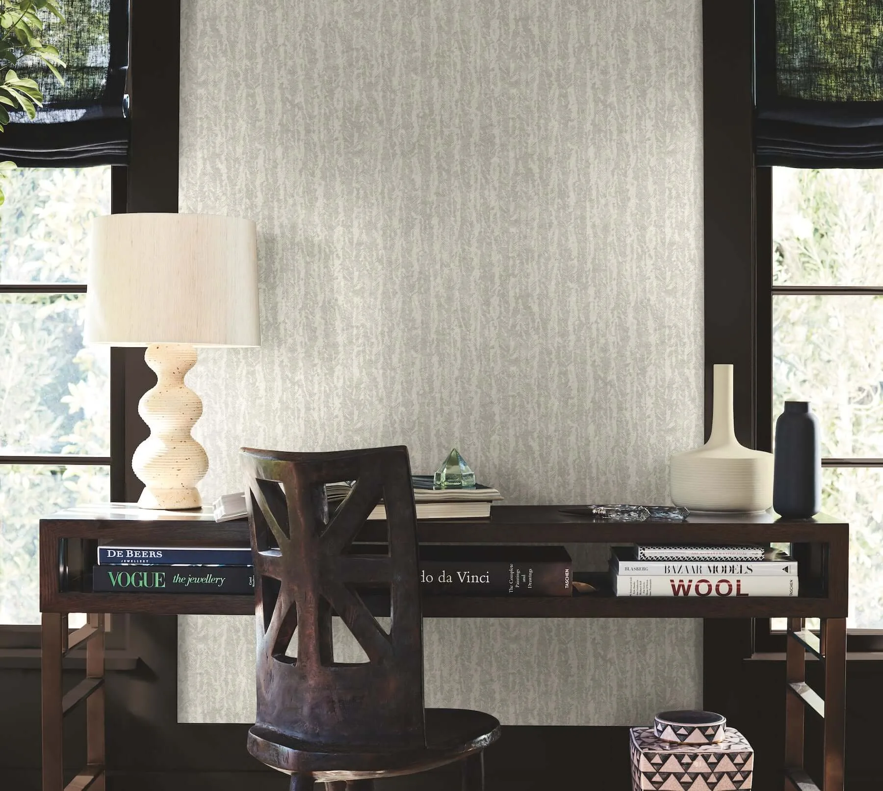Antonina Vella Juju wallpaper, color Putty, SKU AB3071