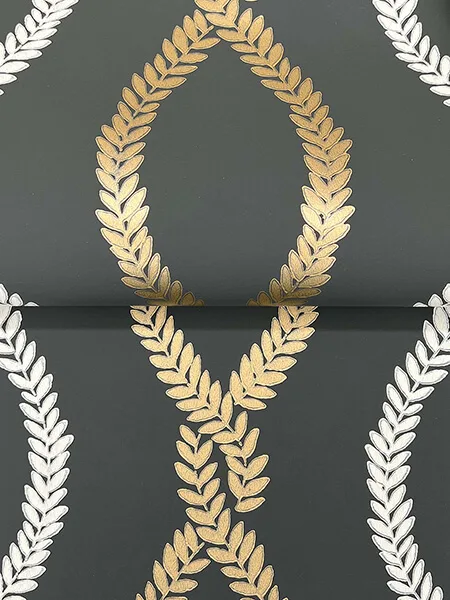 Antonina Vella Laureate - Off Black Wallpaper | Buy Online Antonina Vella Laureate wallpaper, color Off Black, SKU VP1324