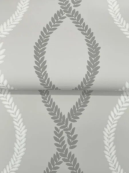 Antonina Vella Laureate - Grey Wallpaper | Buy Online Antonina Vella Laureate wallpaper, color Grey, SKU VP1323