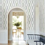 Antonina Vella Laureate - Blue & Green Wallpaper | Buy Online Antonina Vella Laureate wallpaper, color Blue & Green, SKU VP1321