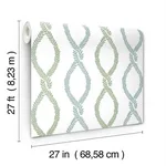 Antonina Vella Laureate - Blue & Green Wallpaper | Buy Online Antonina Vella Laureate wallpaper, color Blue & Green, SKU VP1321