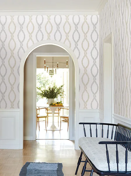 Antonina Vella Laureate - Beige & Grey Wallpaper | Buy Online Antonina Vella Laureate wallpaper, color Beige & Grey, SKU VP1322
