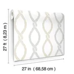 Antonina Vella Laureate - Beige & Grey Wallpaper | Buy Online Antonina Vella Laureate wallpaper, color Beige & Grey, SKU VP1322