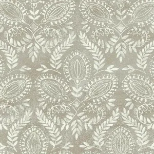 Antonina Vella Laurel Damask wallpaper, color Brown, SKU BO6732