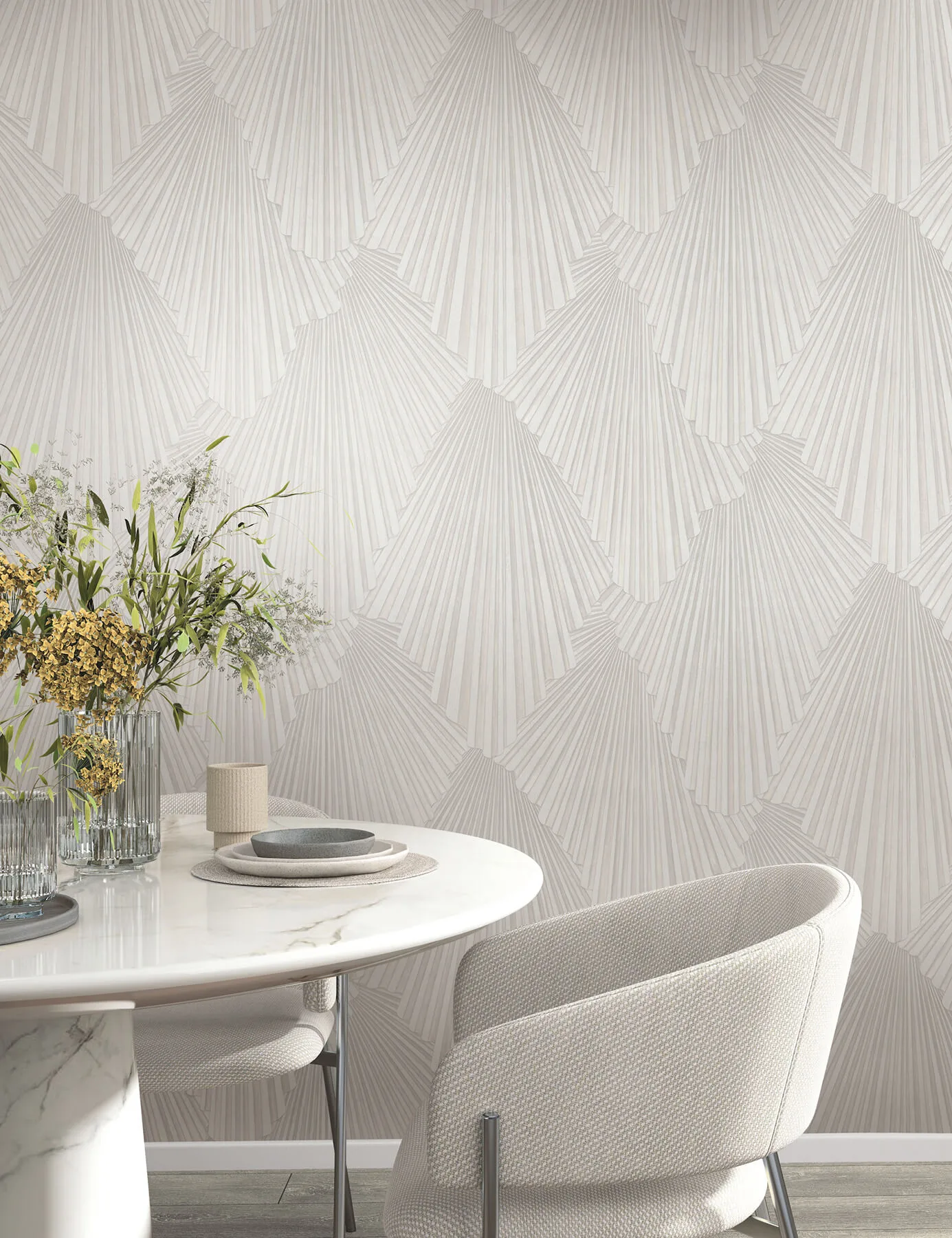 Antonina Vella Lumiere wallpaper, color Champagne, SKU MA35847