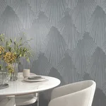 Antonina Vella Lumiere - Pewter Wallpaper | Buy Online Antonina Vella Lumiere wallpaper, color Pewter, SKU MA35849