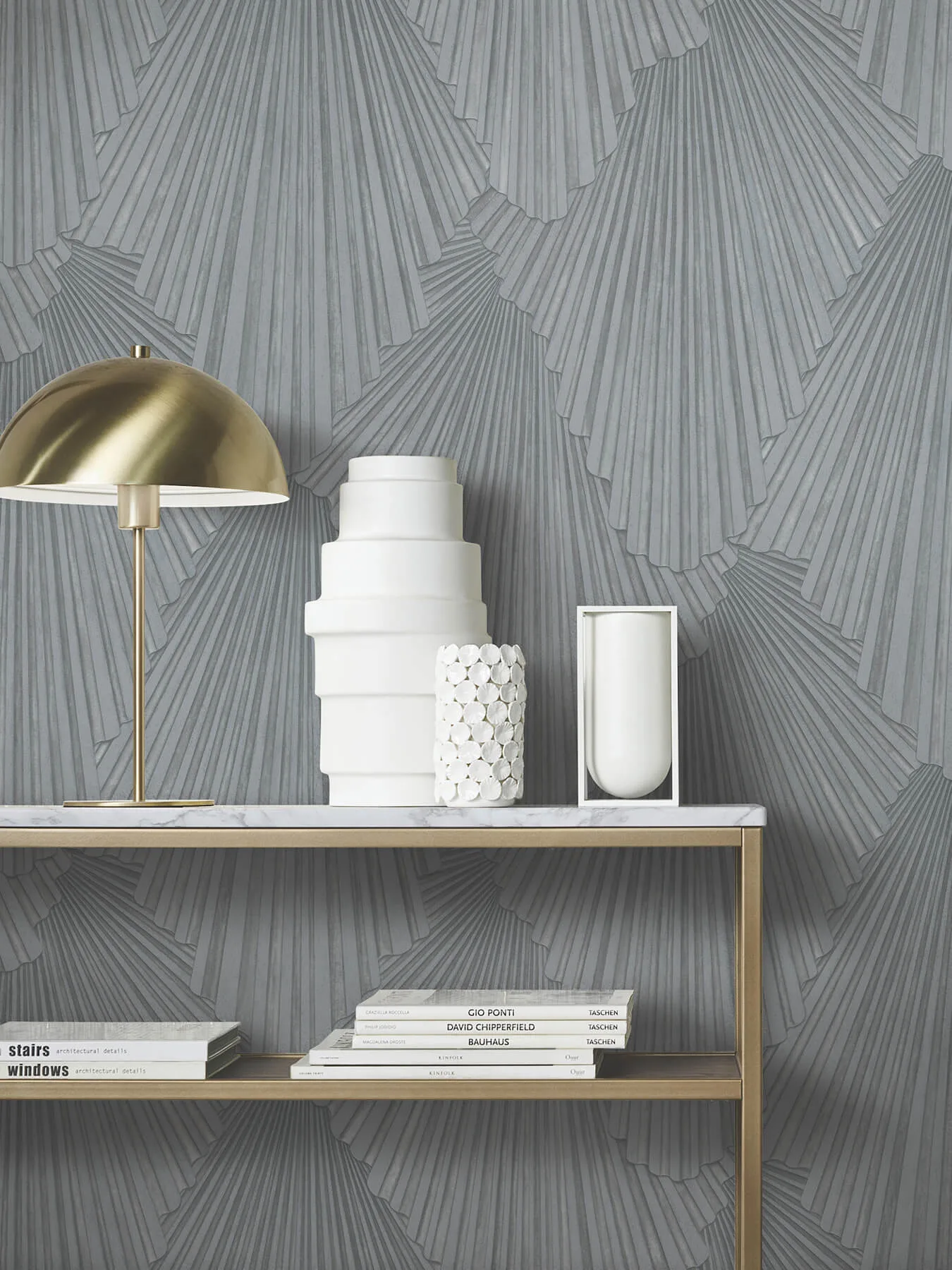 Antonina Vella Lumiere - Pewter Wallpaper | Buy Online Antonina Vella Lumiere wallpaper, color Pewter, SKU MA35849