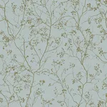 Antonina Vella Luminous Branches - Blue & Gold Wallpaper | Buy Online Antonina Vella Luminous Branches wallpaper, color Blue & Gold, SKU DD3813